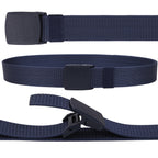 Webbing Canvas Belt - Navy