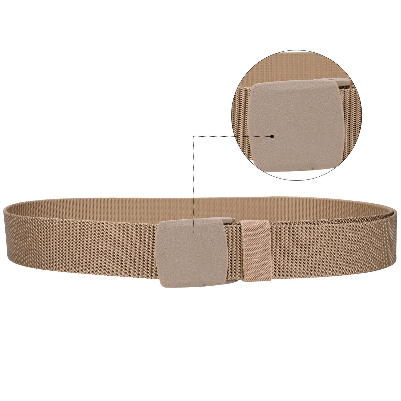 Webbing Canvas Belt - Ivory
