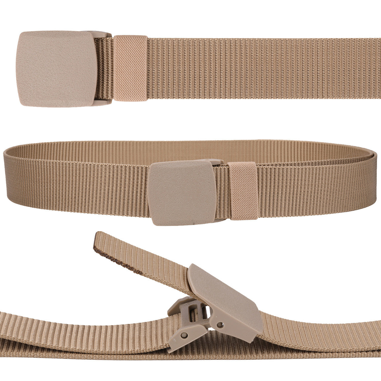 Webbing Canvas Belt - Ivory