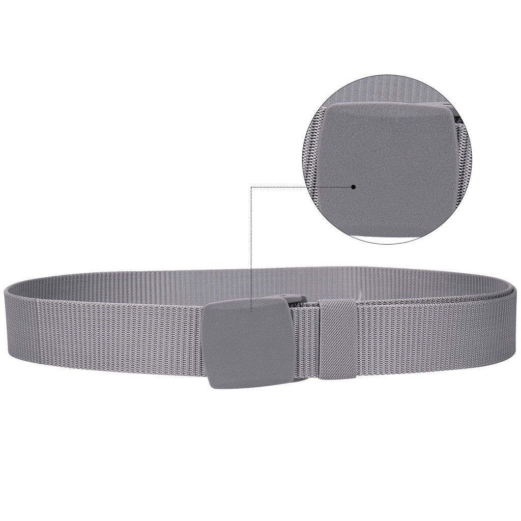 Webbing Canvas Belt - Grey