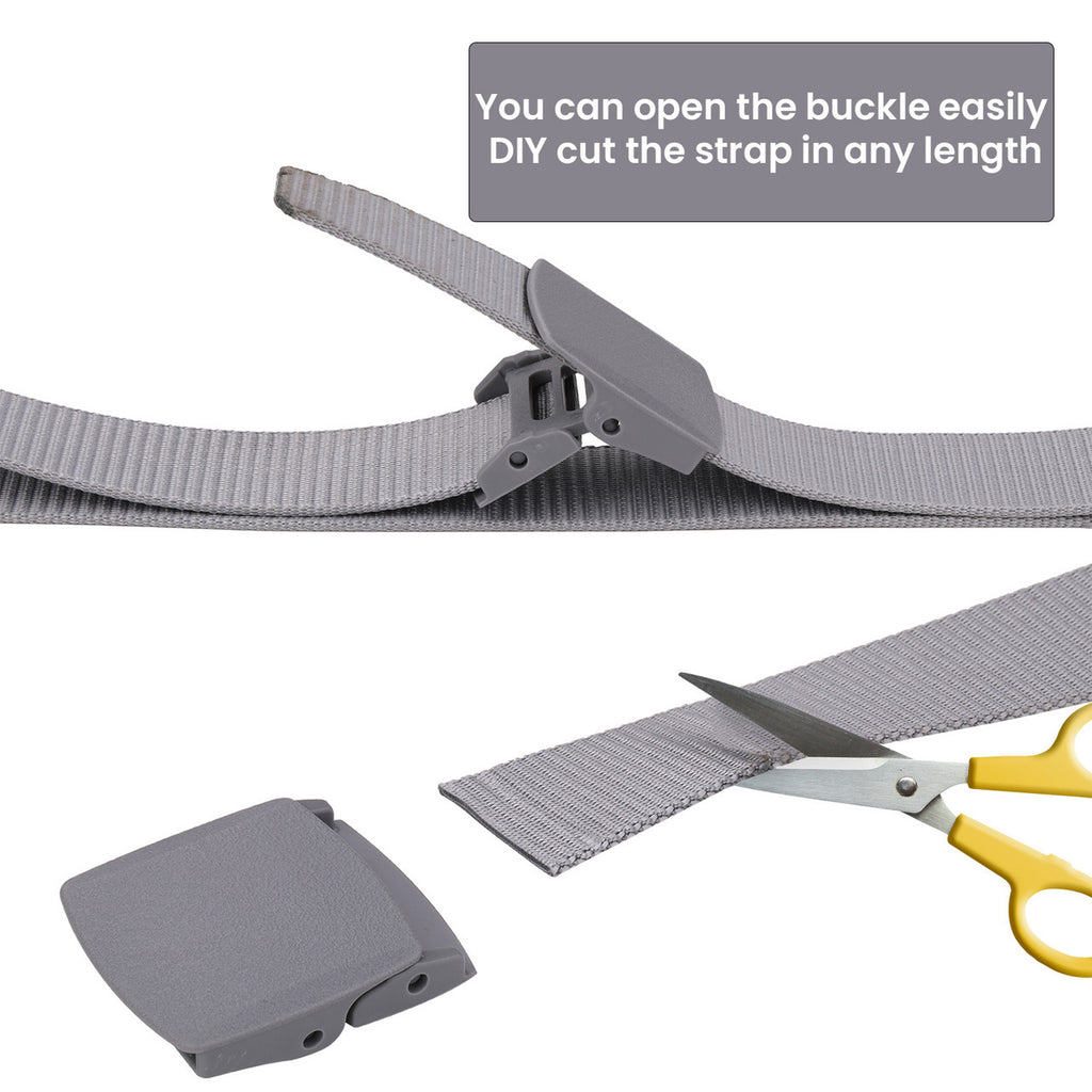 Webbing Canvas Belt - Grey