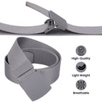 Webbing Canvas Belt - Grey