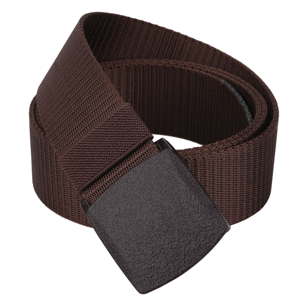 Webbing Canvas Belt - Brown