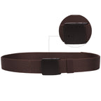 Webbing Canvas Belt - Brown