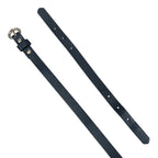Faux Leather Waist Belt with Gold Buckle