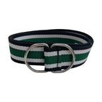 Webbing Belt with Double D-Ring Buckle