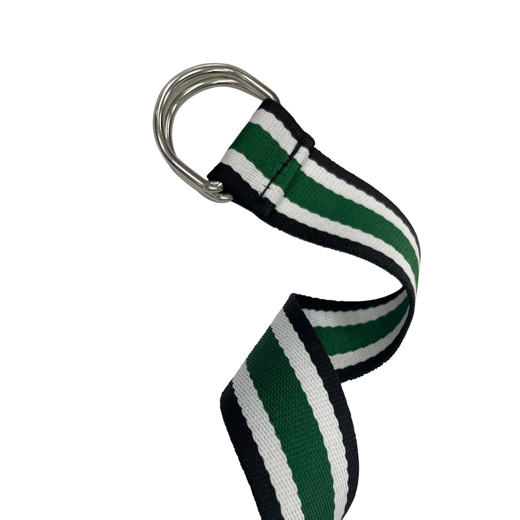Webbing Belt with Double D-Ring Buckle