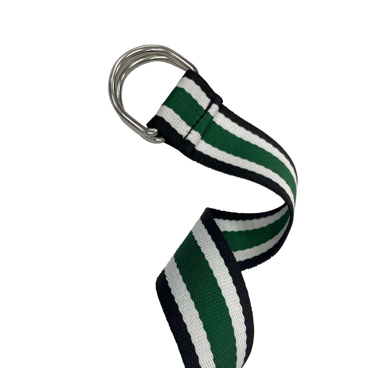Webbing Belt with Double D-Ring Buckle