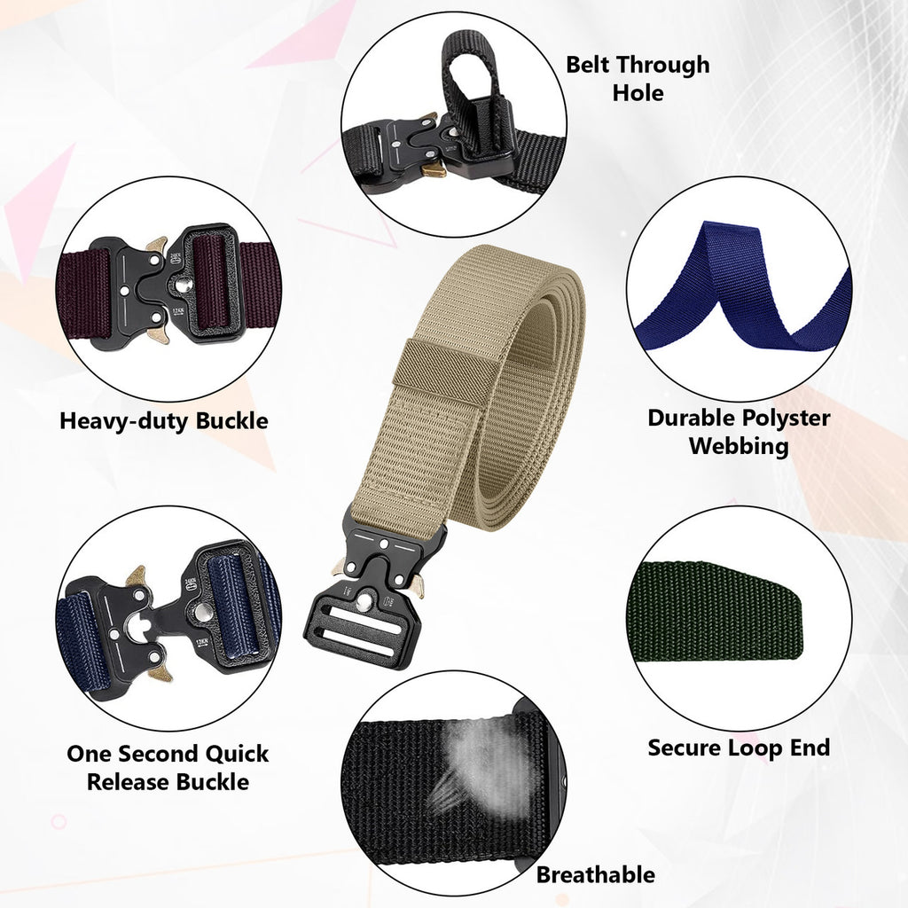 Military Style Webbing Belt