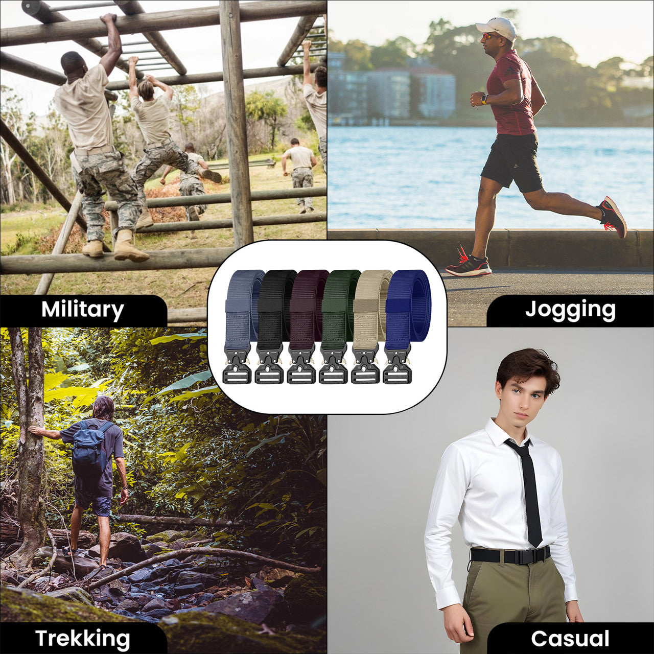 Military Style Webbing Belt