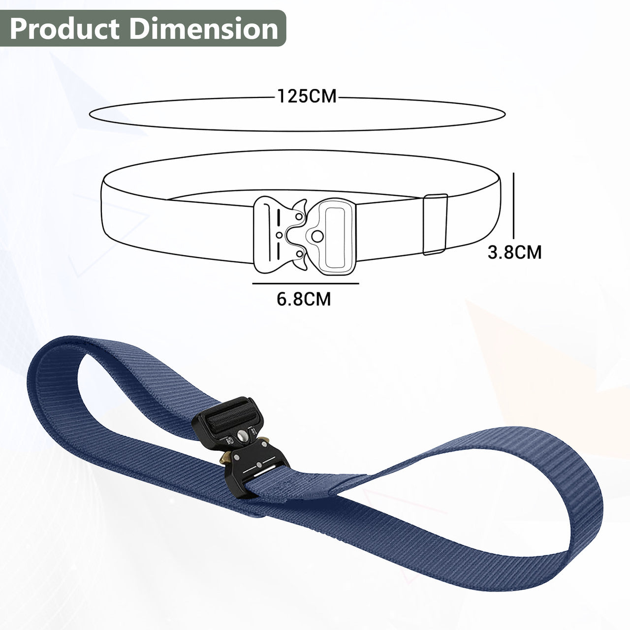 Military Style Webbing Belt
