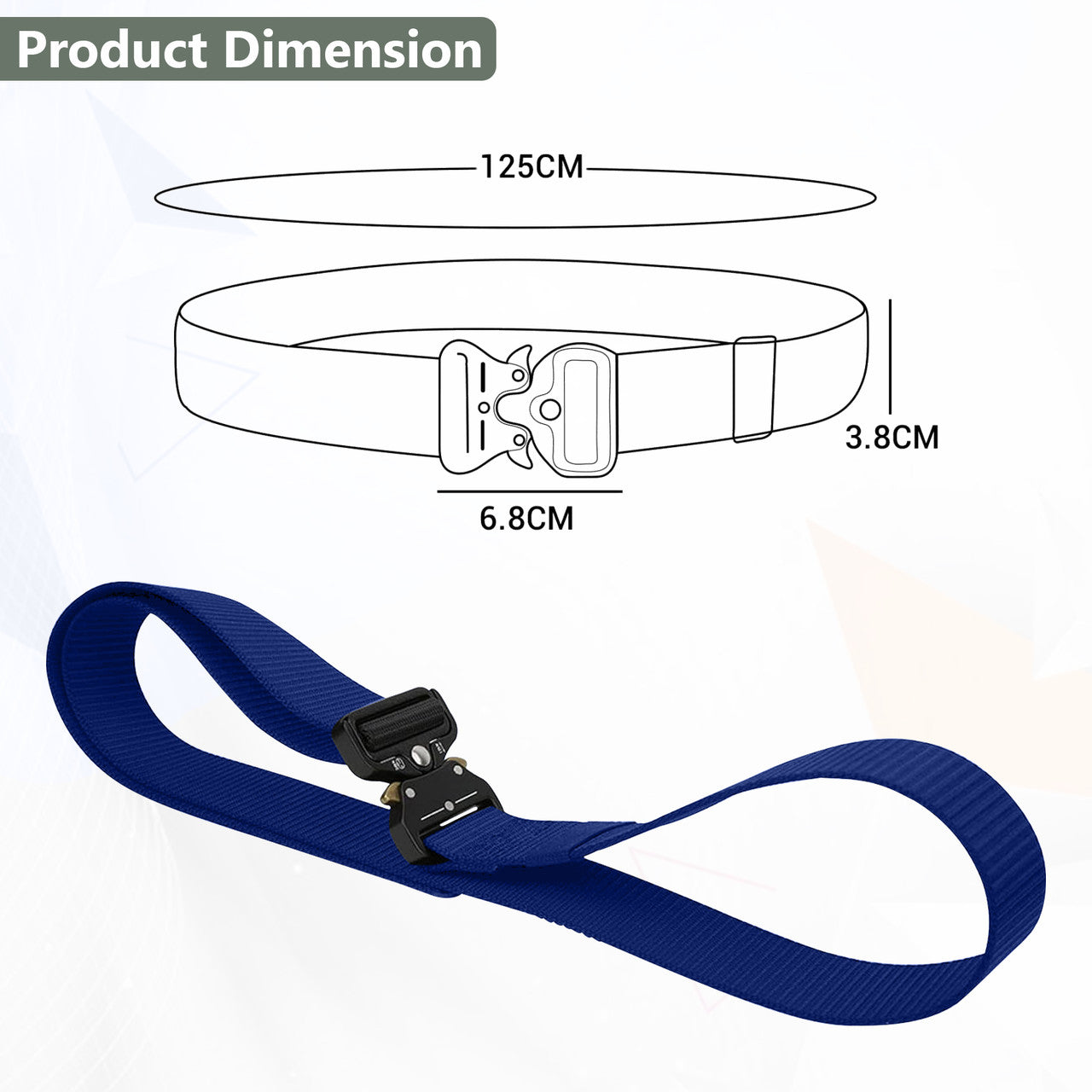 Military Style Webbing Belt