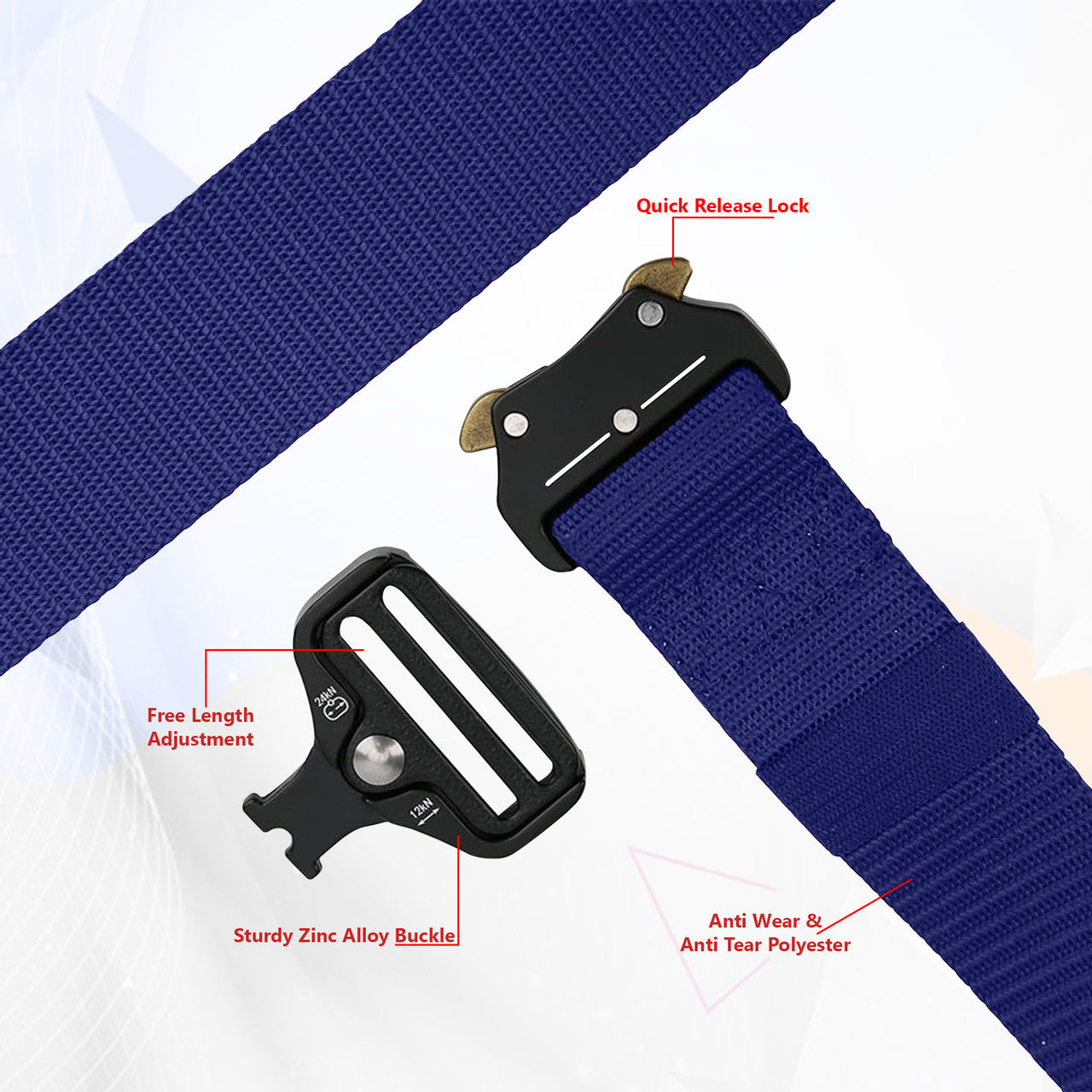 Military Style Webbing Belt