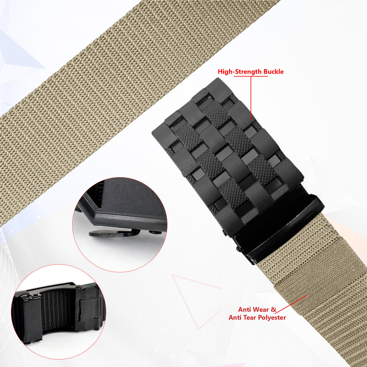 Ratchet Style Webbing Belt