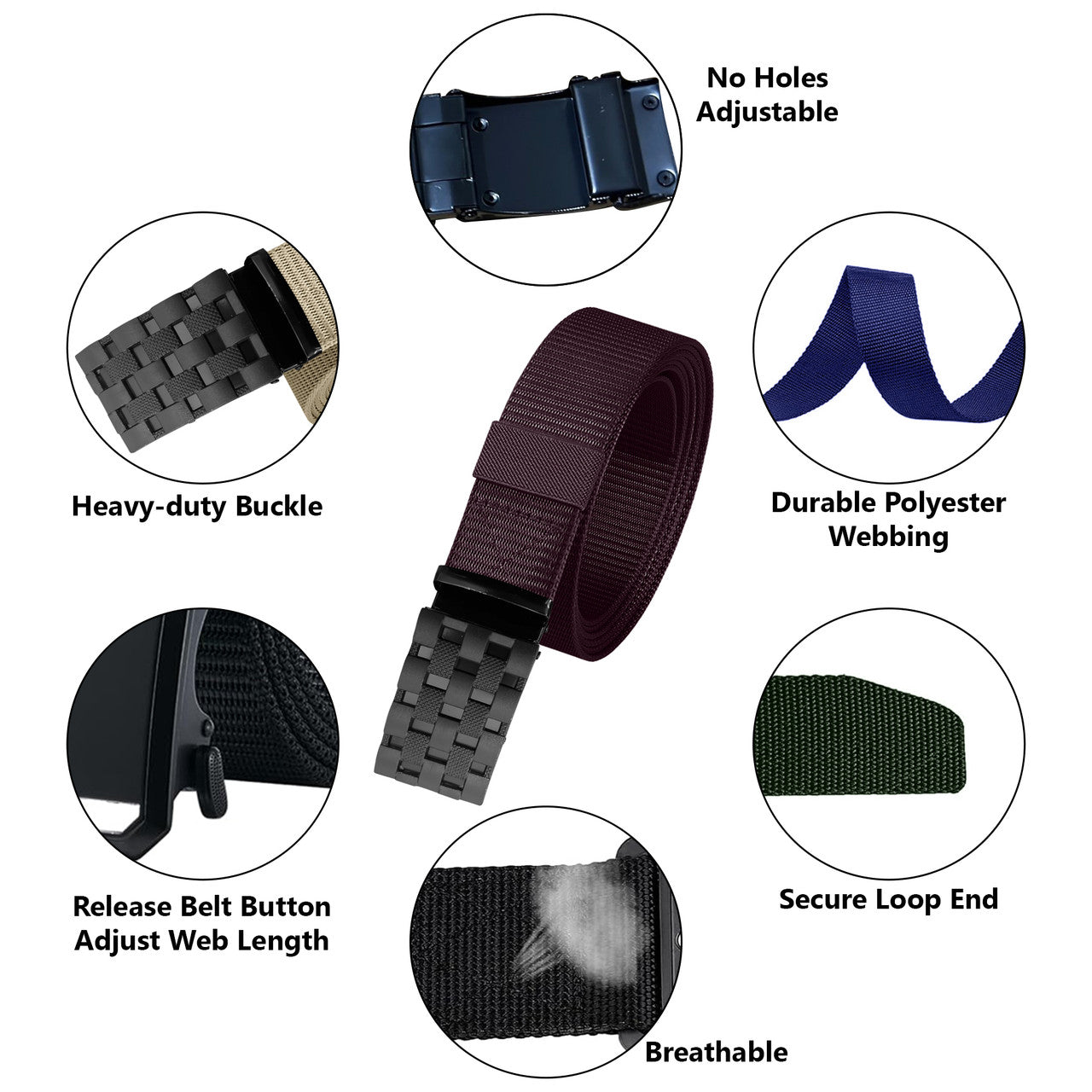 Ratchet Style Webbing Belt