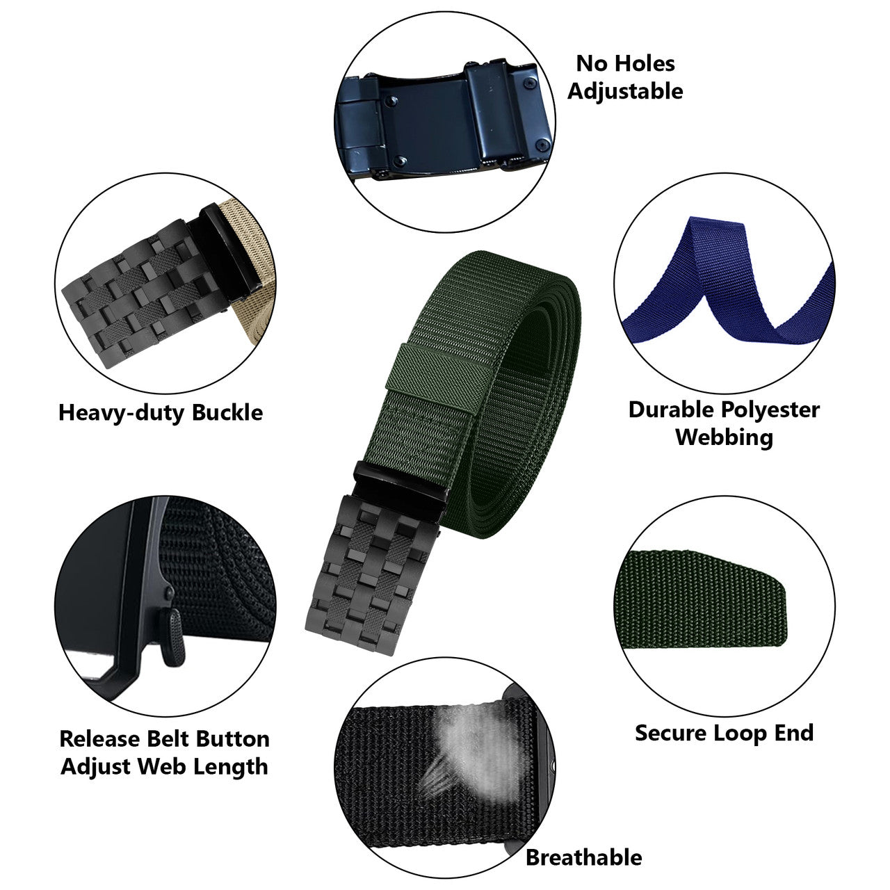 Ratchet Style Webbing Belt
