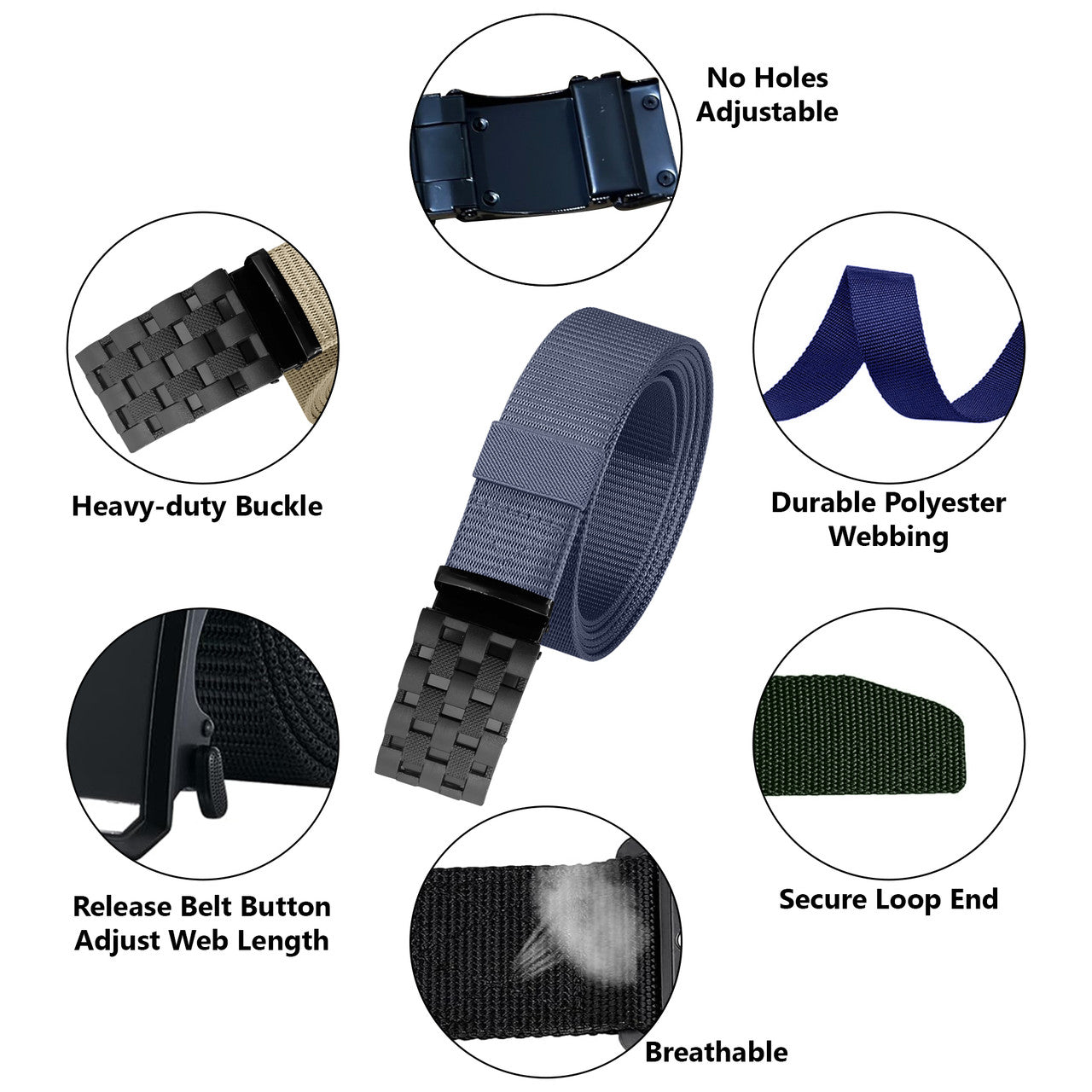 Ratchet Style Webbing Belt