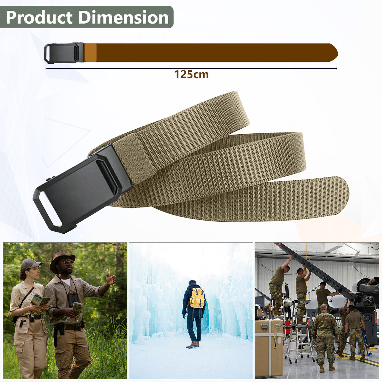 Elasticated Stretchy Belt