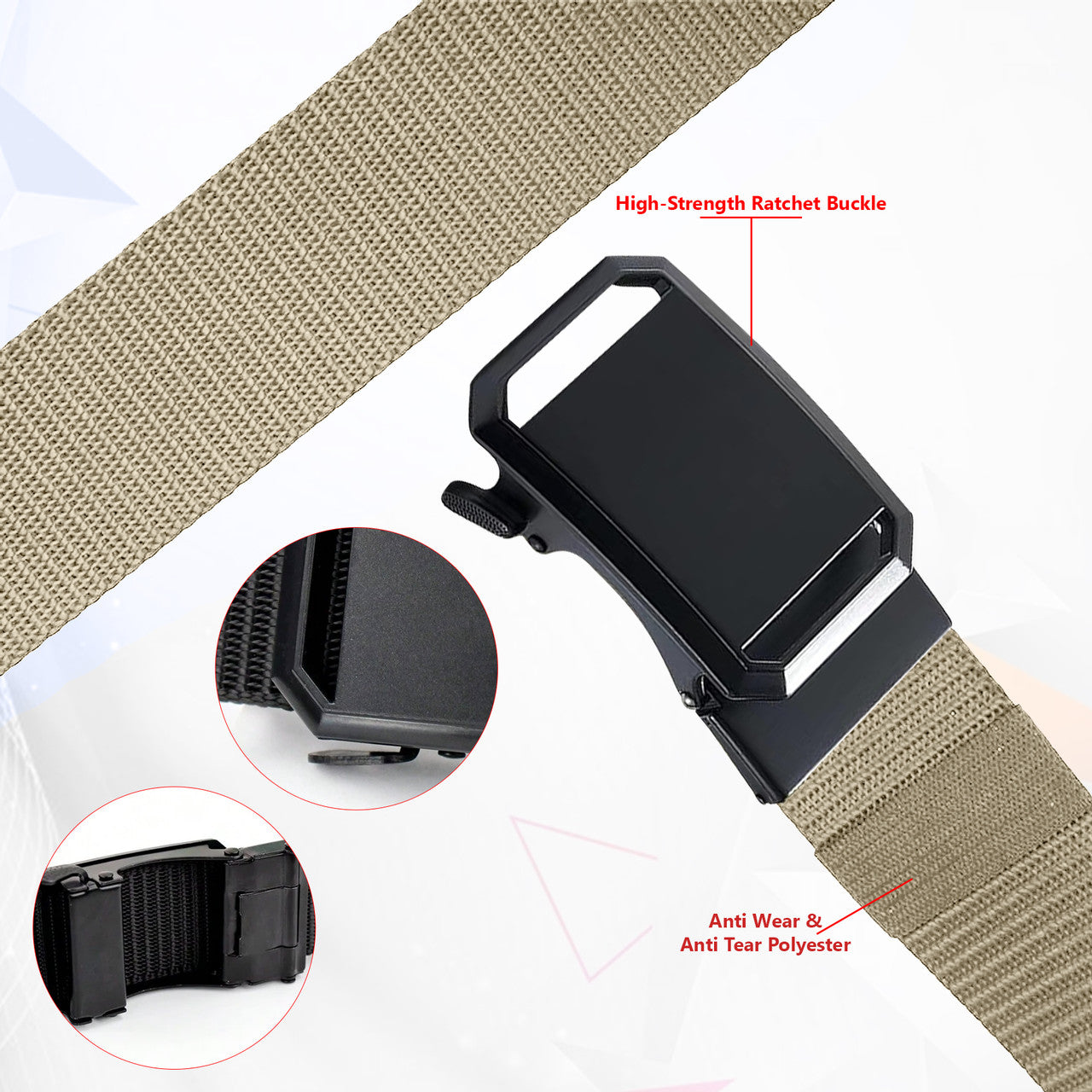 Elasticated Stretchy Belt