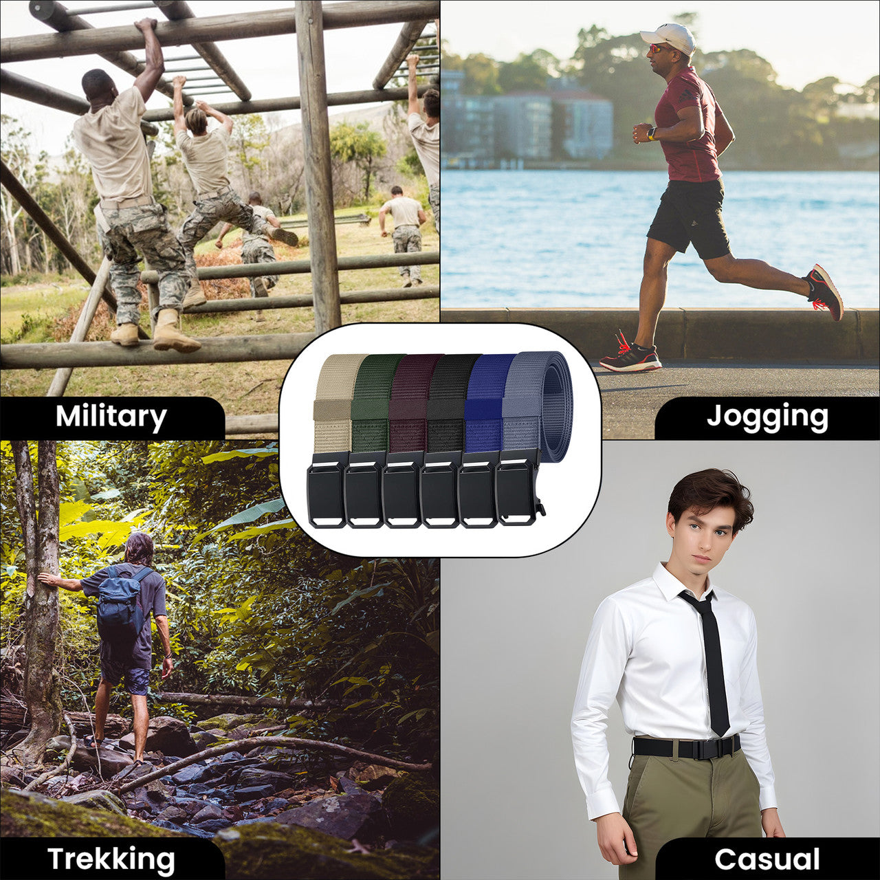 Elasticated Stretchy Belt