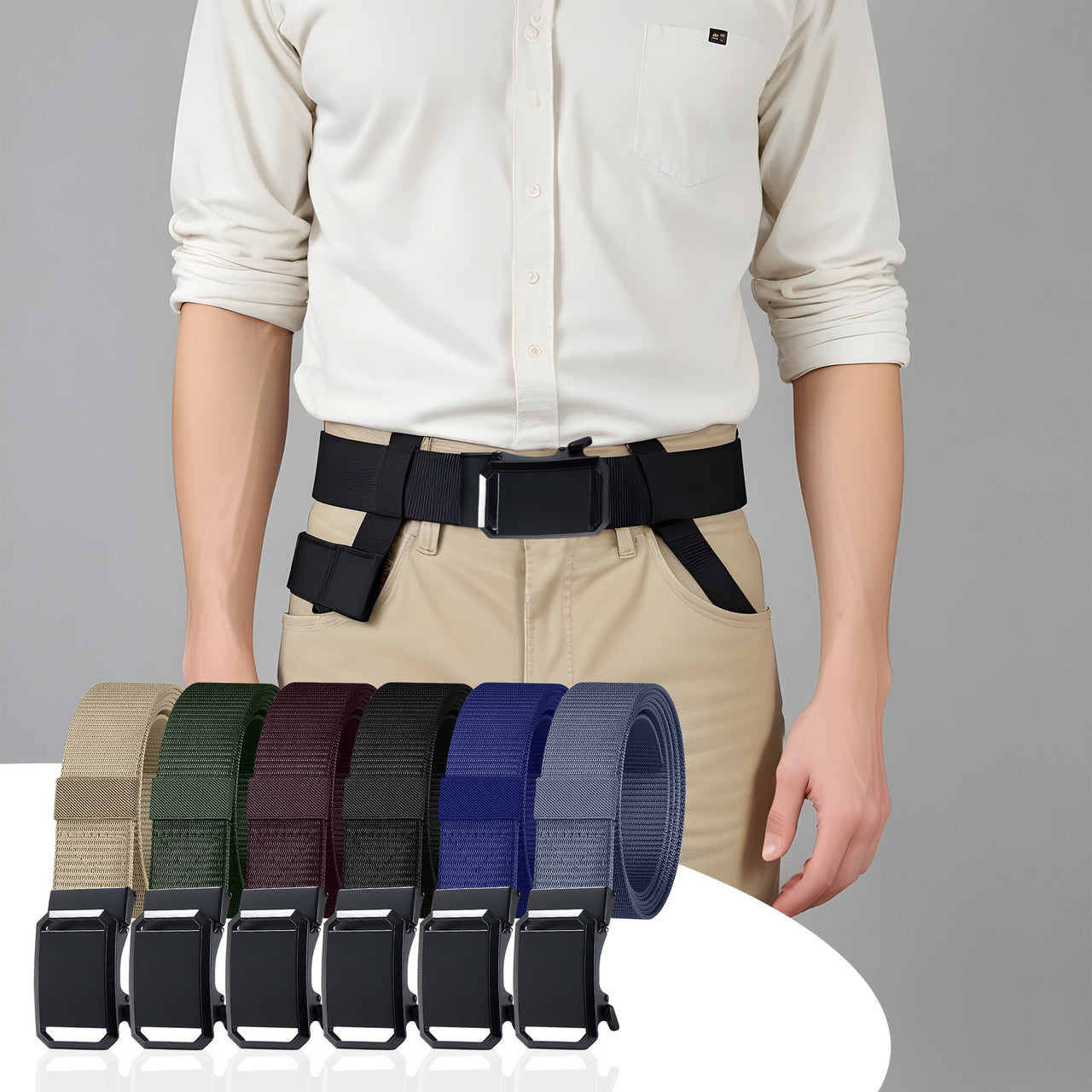 Elasticated Stretchy Belt