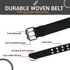 Silver Buckle with Silver Eyelet Belt