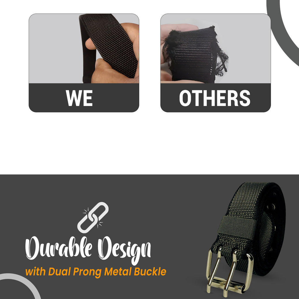 Silver Buckle with Silver Eyelet Belt