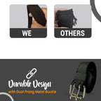 Silver Buckle with Silver Eyelet Belt