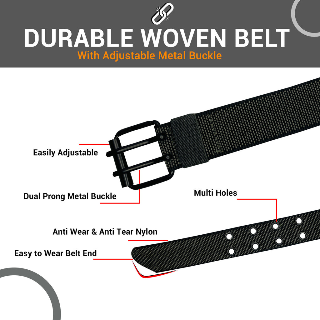 Black Belt with Black Metal Buckle