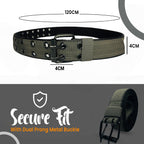 Black Belt with Black Metal Buckle