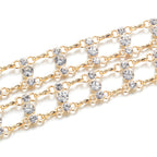 Diamante Rhinestone Belt - Gold