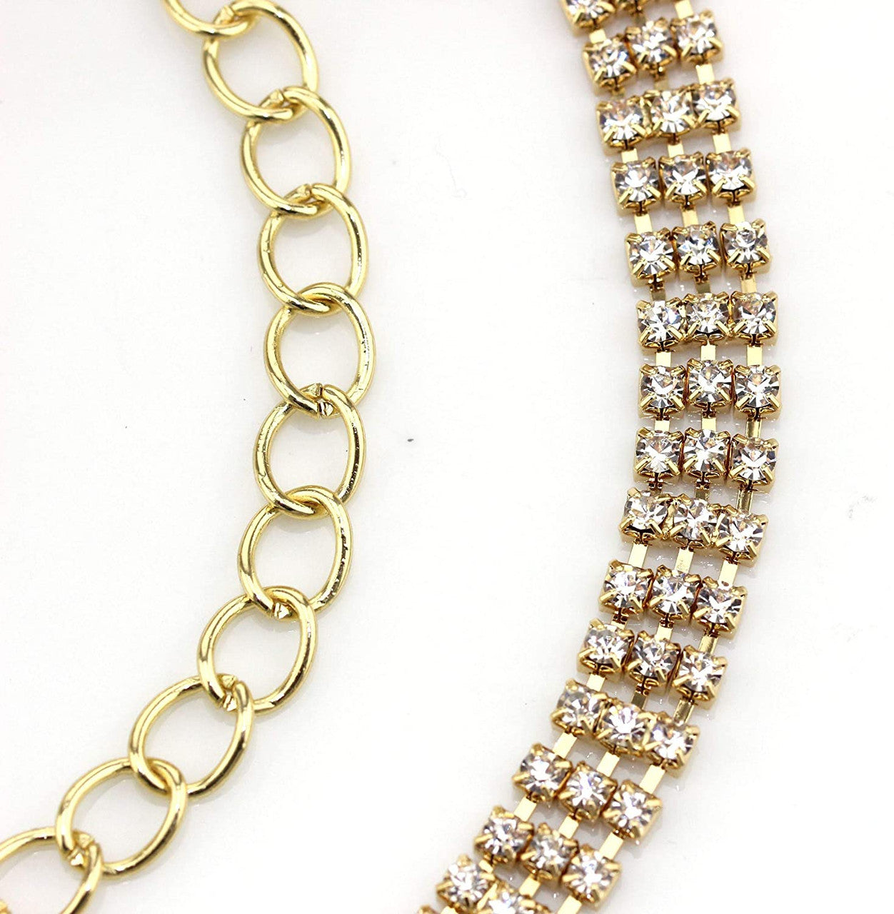 3 Row Belt - Gold