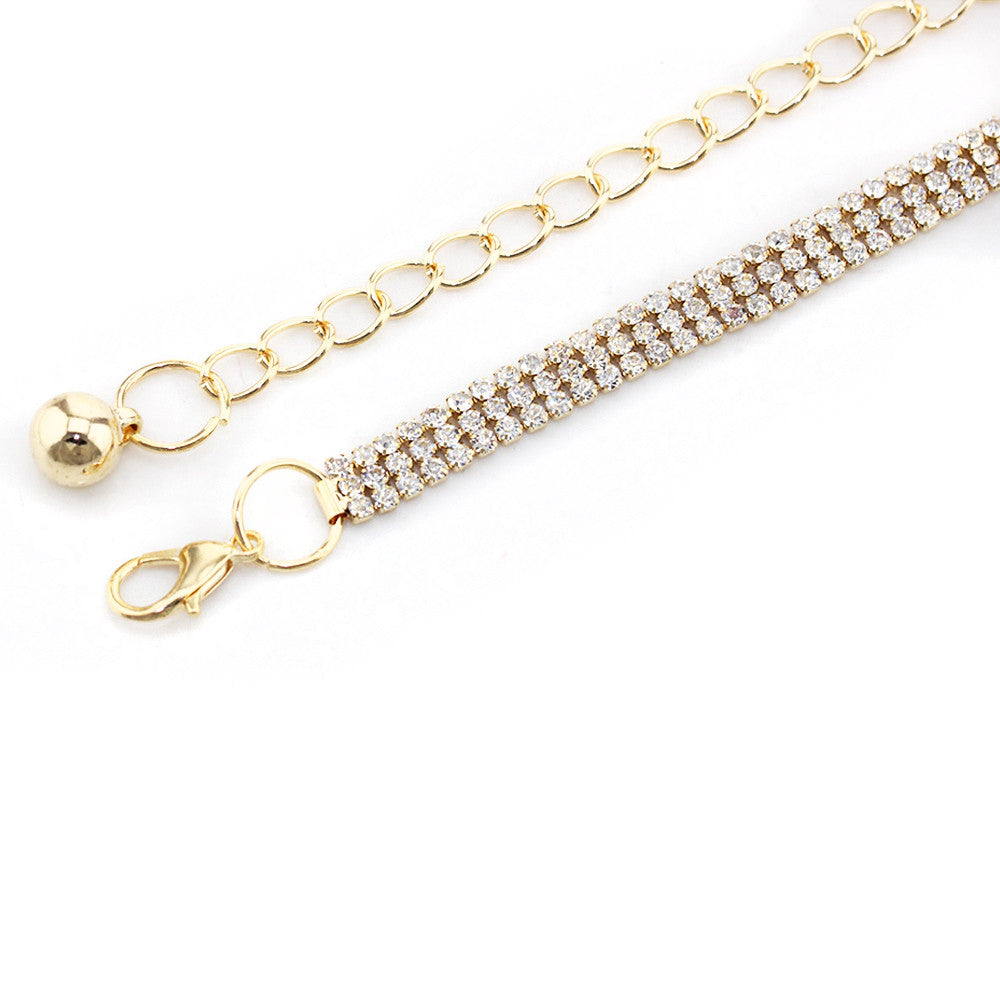 3 Row Belt - Gold