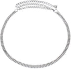 3 Row Belt - Silver