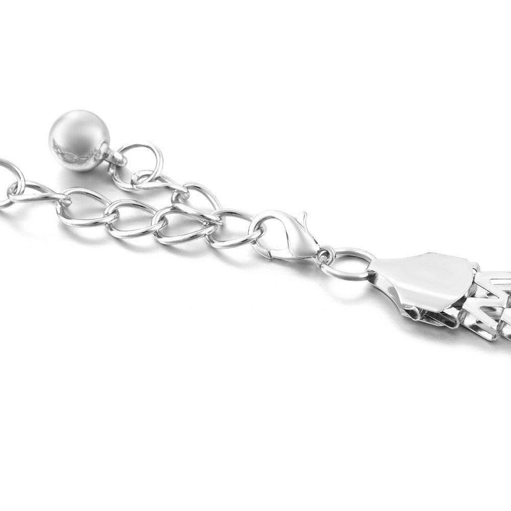 Chevron Belt - Silver