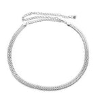 Chevron Belt - Silver