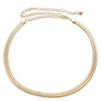 Chevron Belt - Gold
