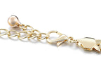 Scaly Waist Belt with Diamante - Gold