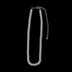 4 Row Belt - Silver AB