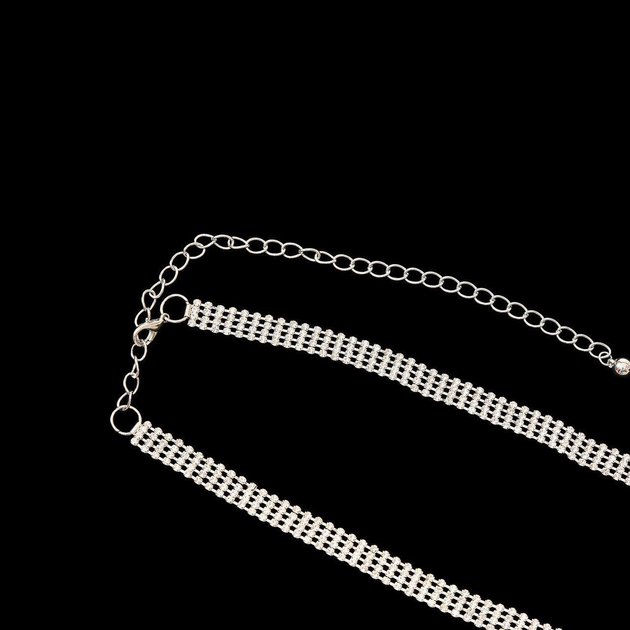 4 Row Belt - Silver