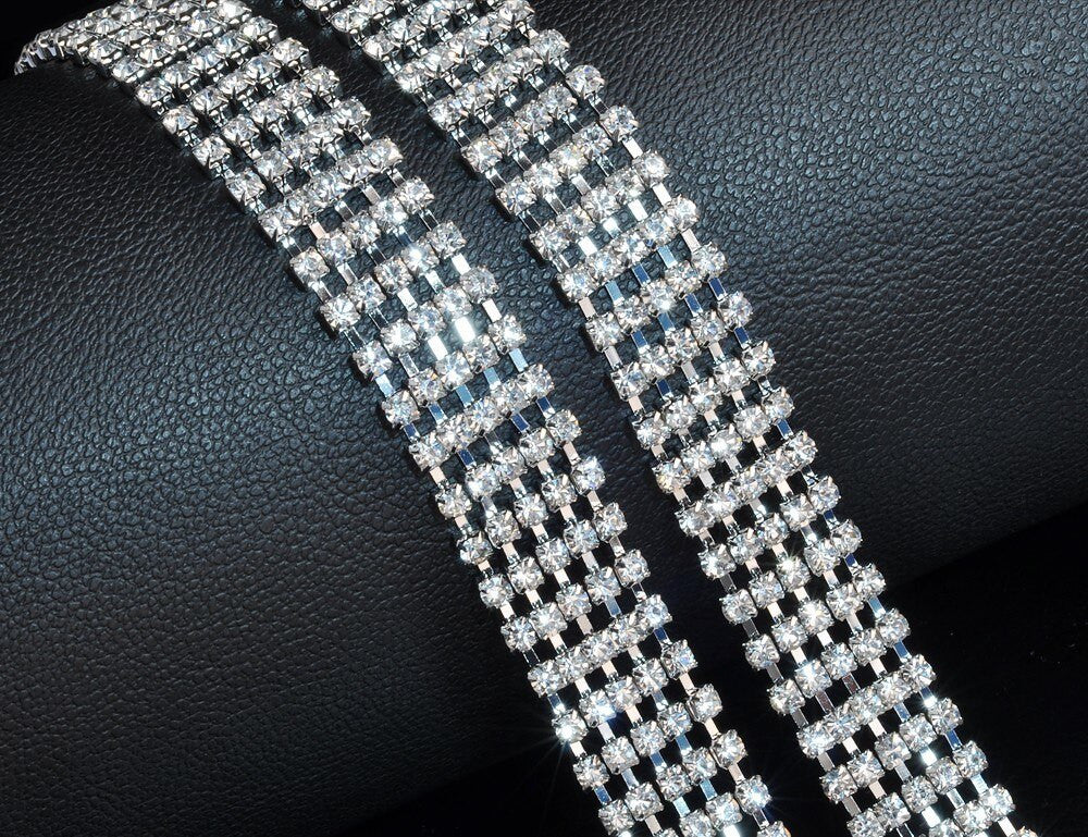 4 Row Belt - Silver