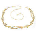 Gold Diamante Chain with Charms