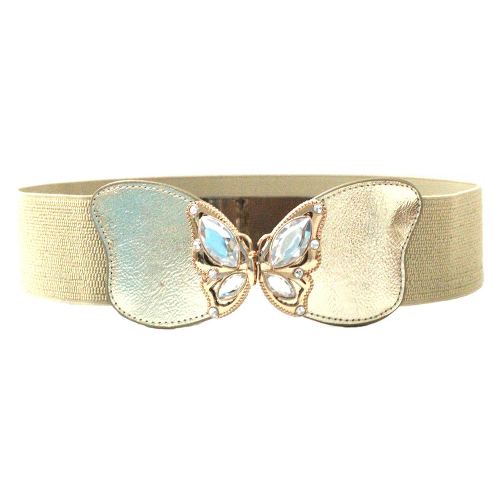 Butterfly Buckle Belt - Gold