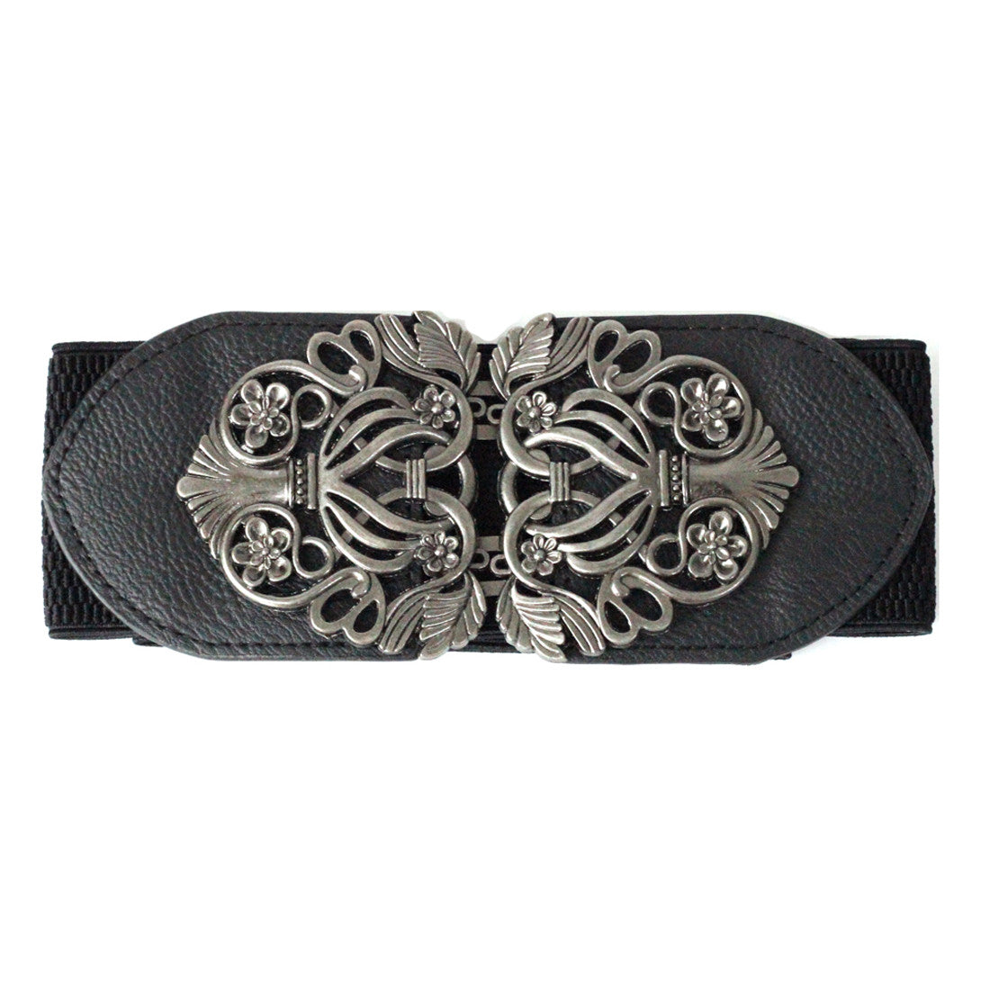Elasticated Intertwined Leaves Belt