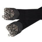 Elasticated Intertwined Leaves Belt