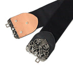 Elasticated Intertwined Leaves Belt
