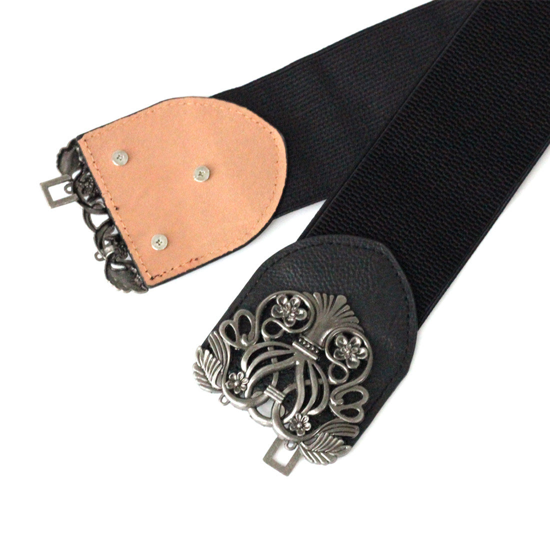Elasticated Intertwined Leaves Belt