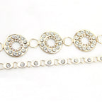 Metal Eyelet Ring Belt - Gold