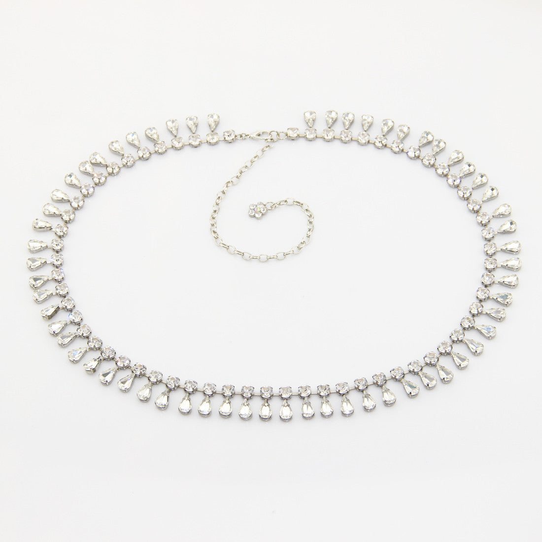 Diamante Belt with Tear Drop Crystals