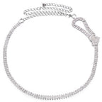 Diamante Waist Belt with Heart Loop